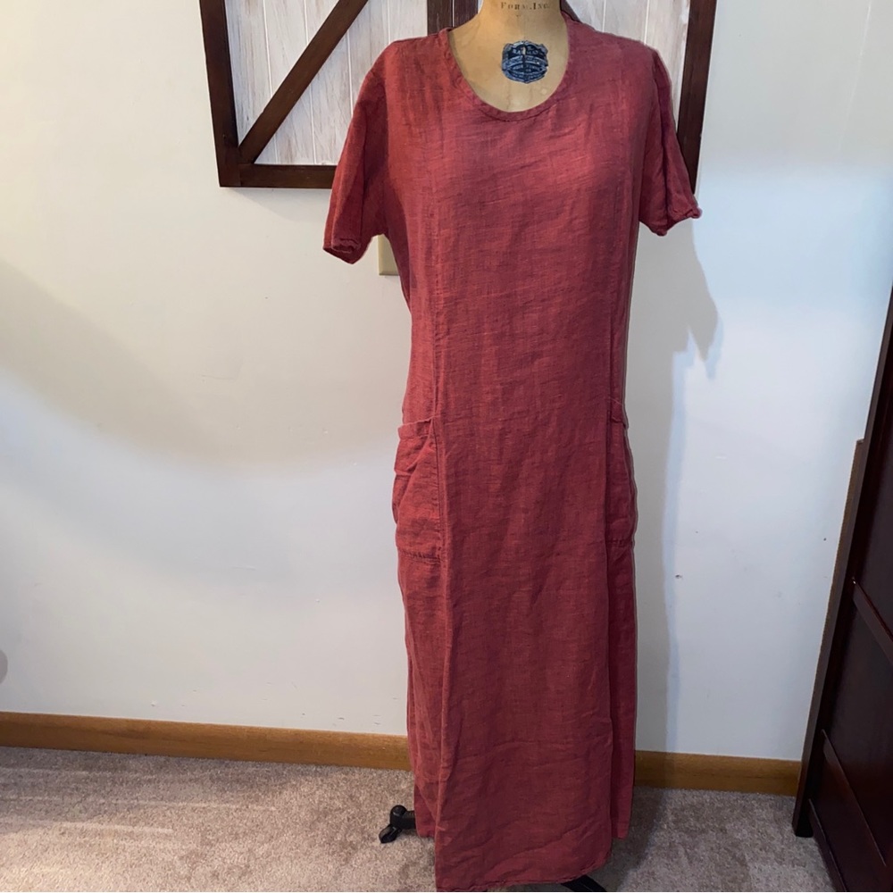 Flax dress laganlook dress